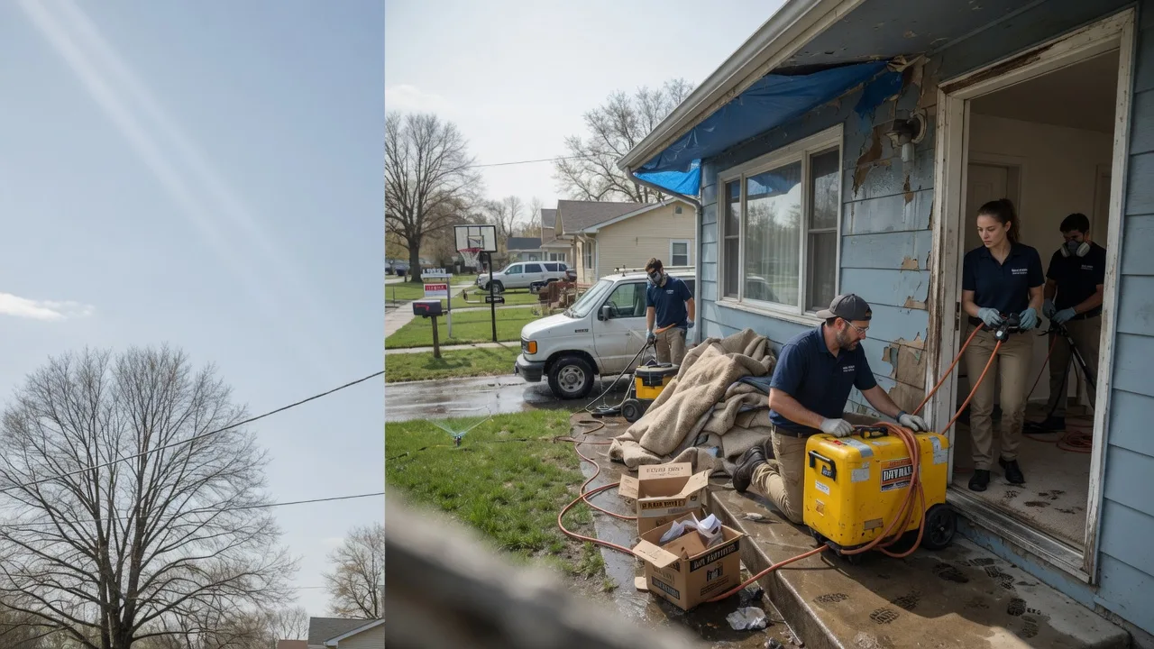 Basement Flood Cleanup in New Market, IA near me